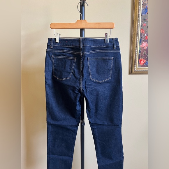 Talbots Jeans Heritage Slim Ankle Dark Wash Navy Blue Size 8P/29 - Picture 4 of 15